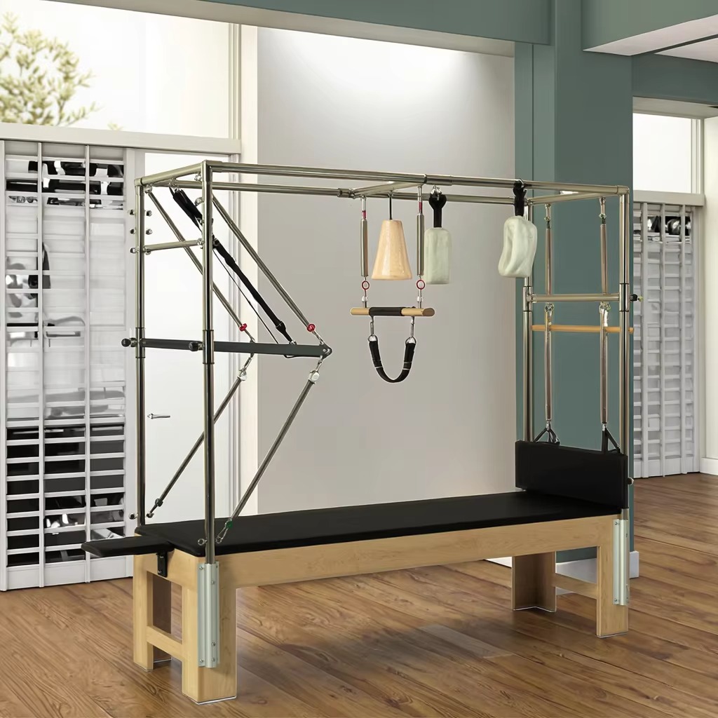 Pilates Is Yoga - Professionelles kommerzielles Yoga-Trainingsgerät für Zuhause, Fitness-Eichen-Pilates-Reformer-Ausrüstung