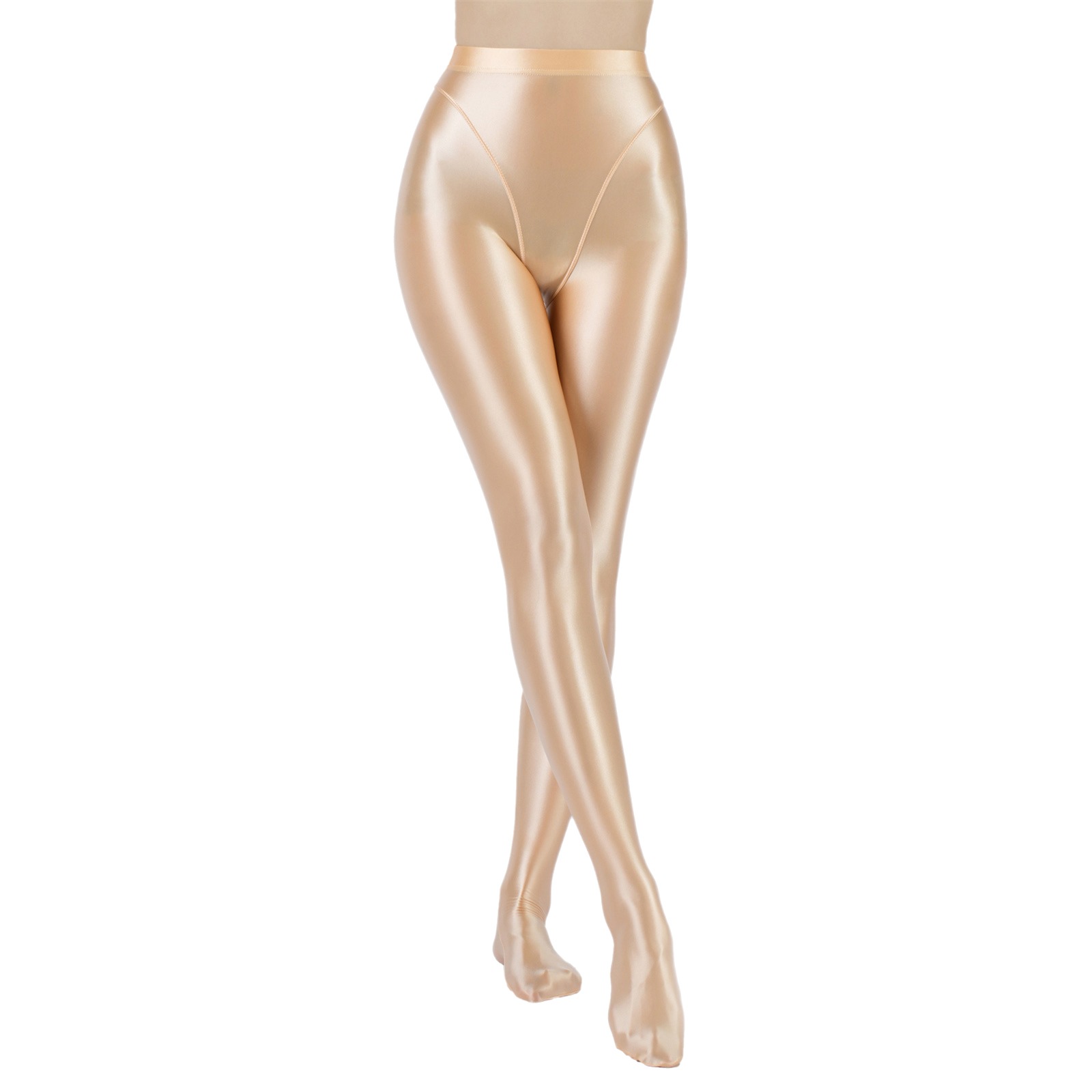 Pilates Yoga Legging - Damen Öl glänzende Strumpfhose Hose glänzende