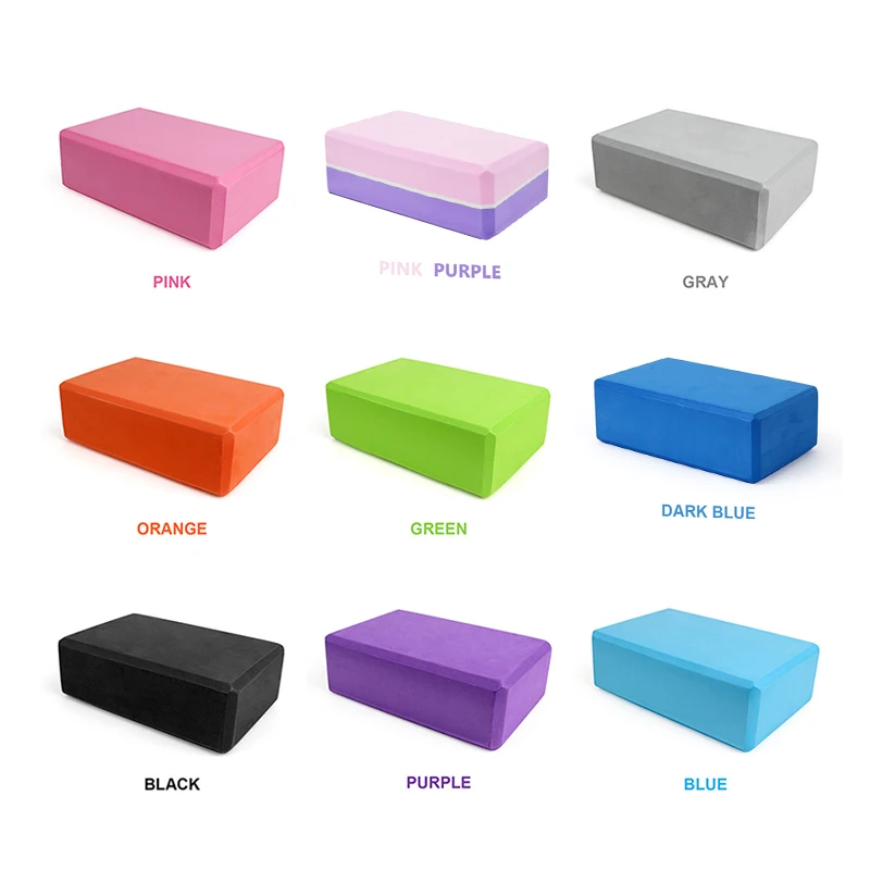 Pilates Yoga Block - EVA-Schaum Yoga Block Requisiten Ziegel Gym