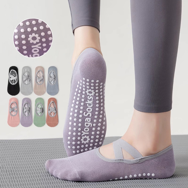 Pilates Yoga Fitness - Atmungsaktive Handtuch Unten Yoga Socken Frauen