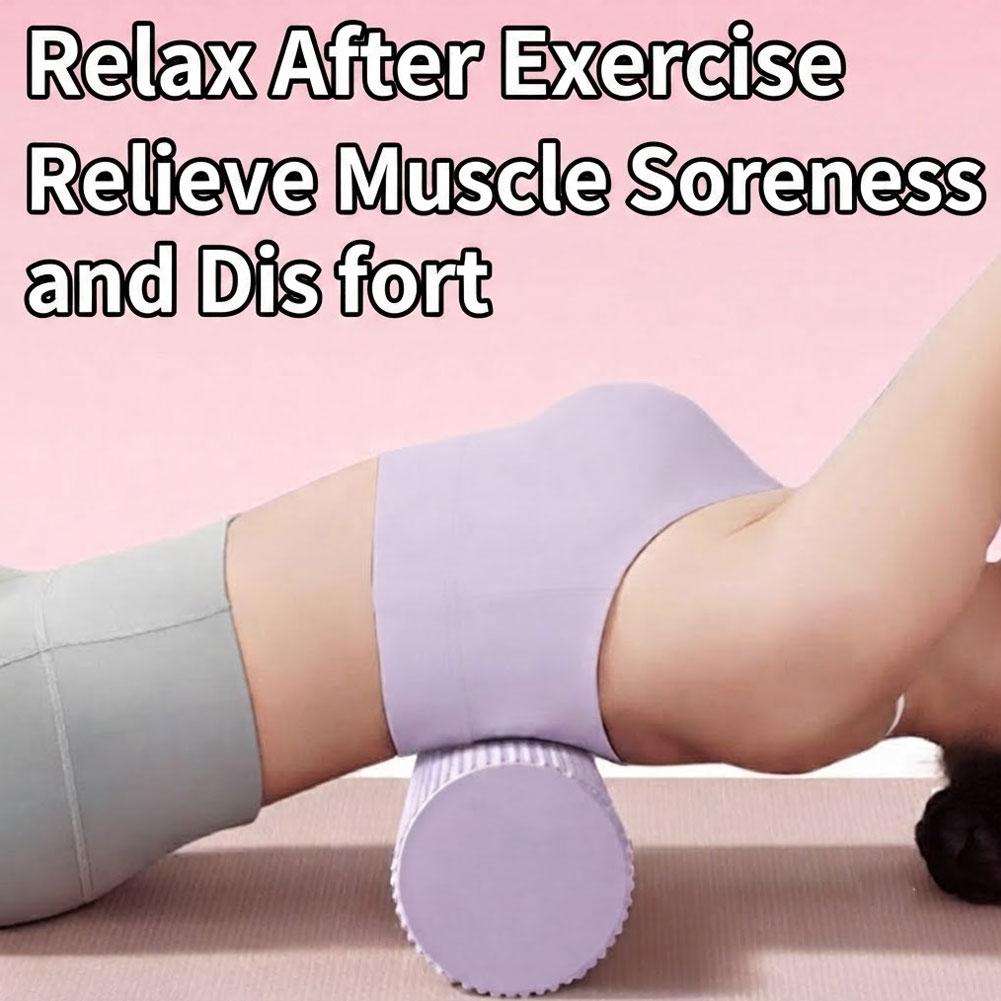 Pilates Yoga Equipment - Yoga-Schaumstoffrolle EVA Hochdichte Yoga-Säule Pilates-Schaumstoffrolle Übungs-Rückenmassagerolle