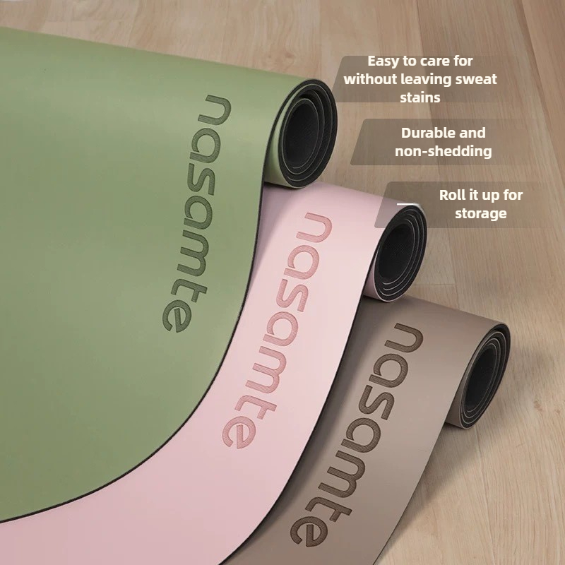 Pilates Yoga Mat Thickness - Rutschfeste Yogamatten aus reinem Gummi –