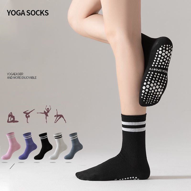 Pilates Is Yoga - Dreamlikelin 1 Paar Damen-Yoga-Socken, rutschfeste, atmungsaktive