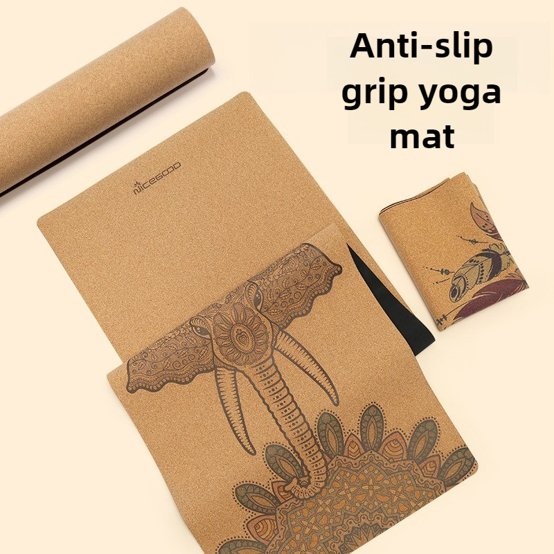 Pilates Yoga Mat Thickness - Pilates-Ausrüstung, Yoga-Matte, rutschfeste Korkabdeckung, extra dicker