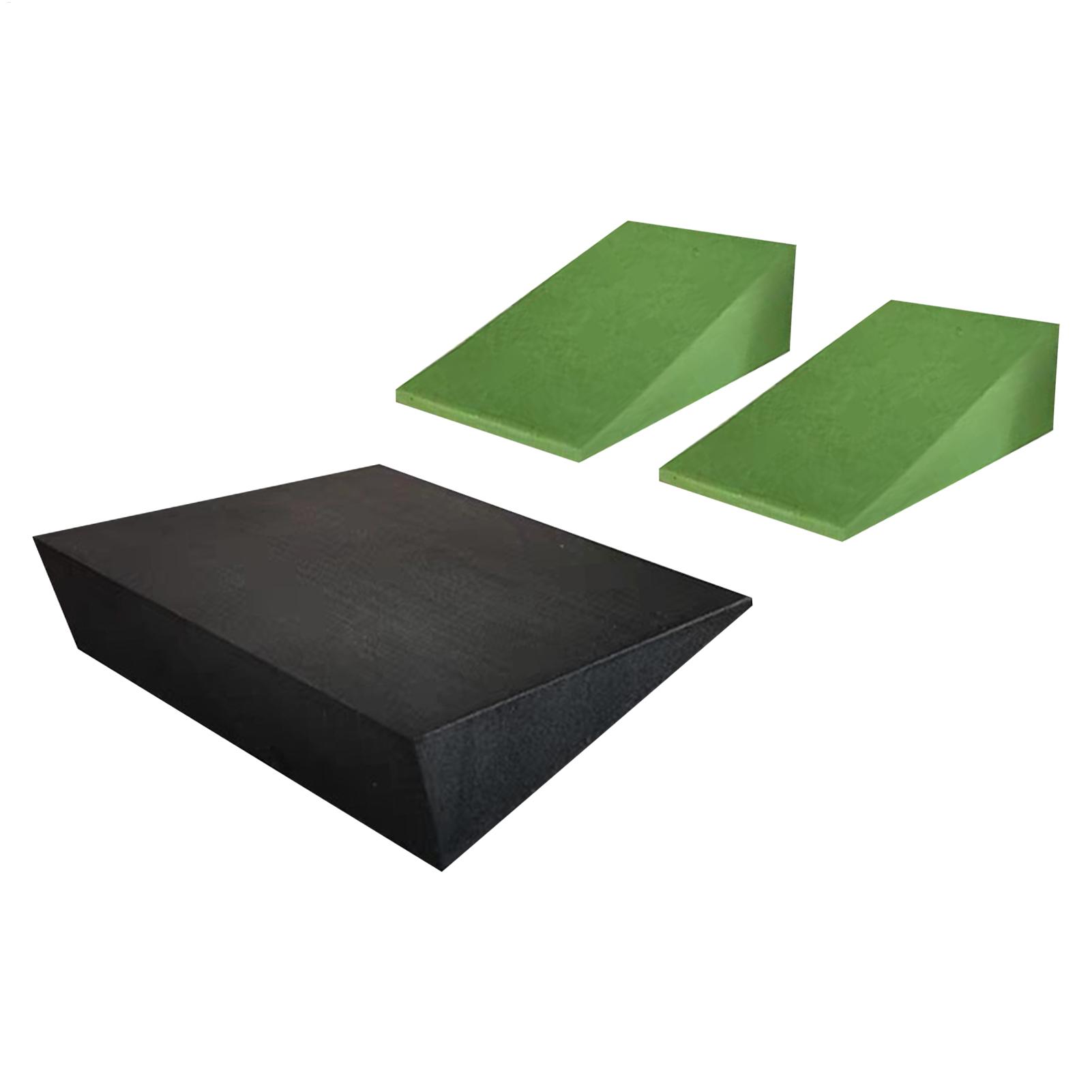 Pilates Yoga Block - 3-teiliges Yoga-Keilblock-Set aus EVA-Schaumstoff, Yoga-Keilbretter, Übungs-Yoga-Block,