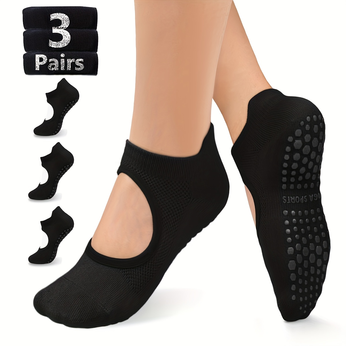 Rutschfeste Damensocken für Yo – Pilates Yoga And Barre Bewertung und Preis
