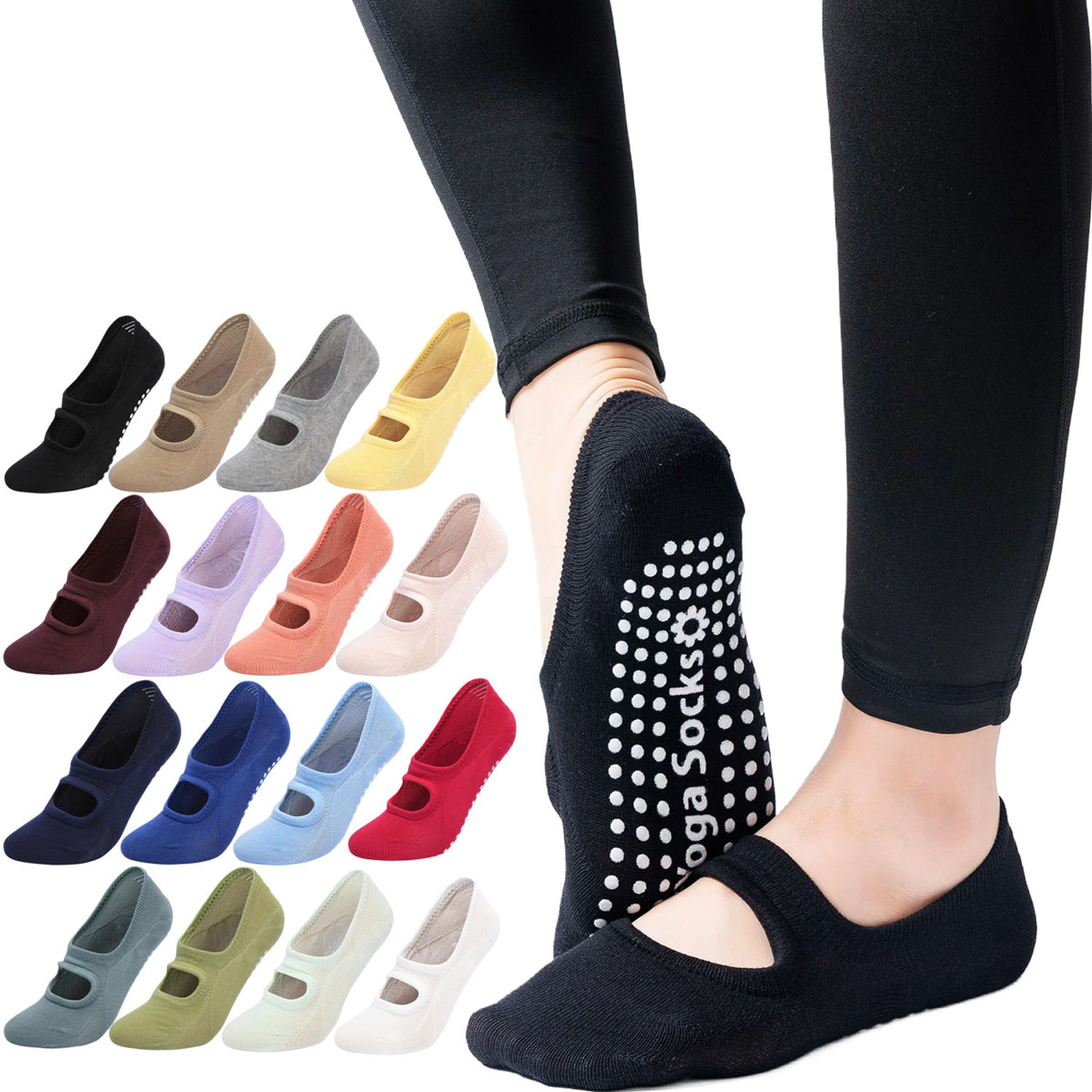 Hochwertige Damen Yoga-Socken  – Pilates Yoga Fitness Bewertung und Preis