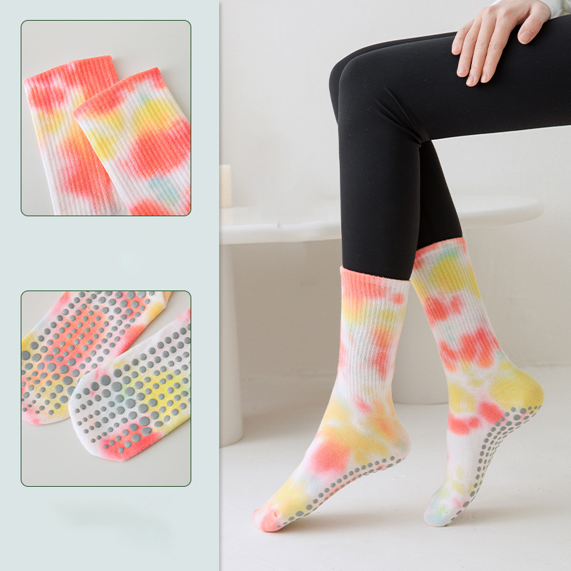 3 Paar Farbverlauf-Yoga-Socken – Youtube Yoga Pilates Bewertung und Preis