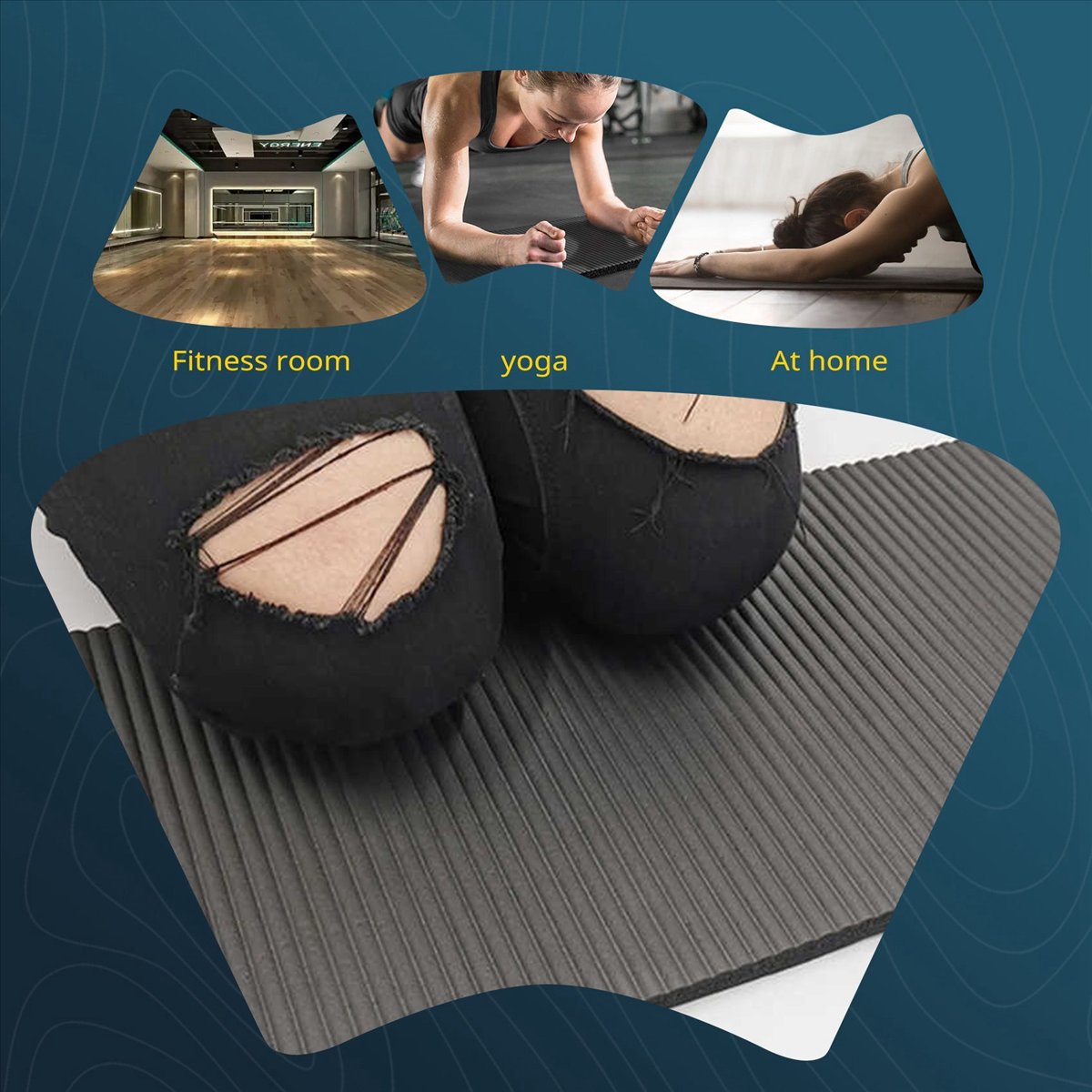 Doings 15 mm dicke Yoga-Matte, – Pilates Yoga Mat Thickness Bewertung und Preis