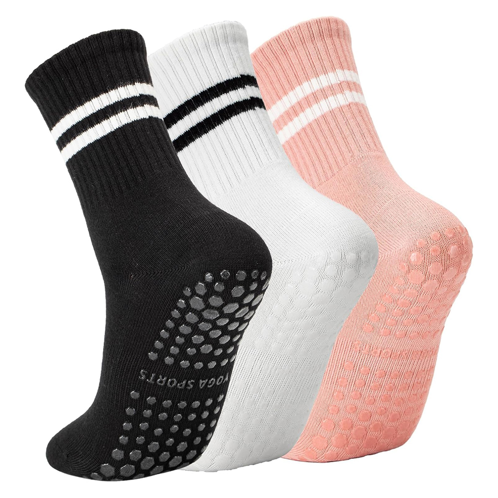 Yoga-Pilates-Socken mit Griffe – Pilates Yoga And Barre Bewertung und Preis