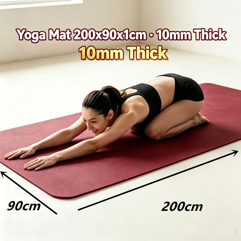 Yogamatte 200*90cm Hochelastis – Pilates Yoga For Beginners Bewertung und Preis