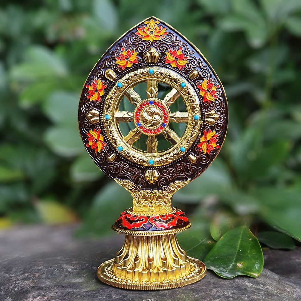 Tibetisches Dharma-Rad als Dek – Yoga Wheel Dharma Bewertung und Preis