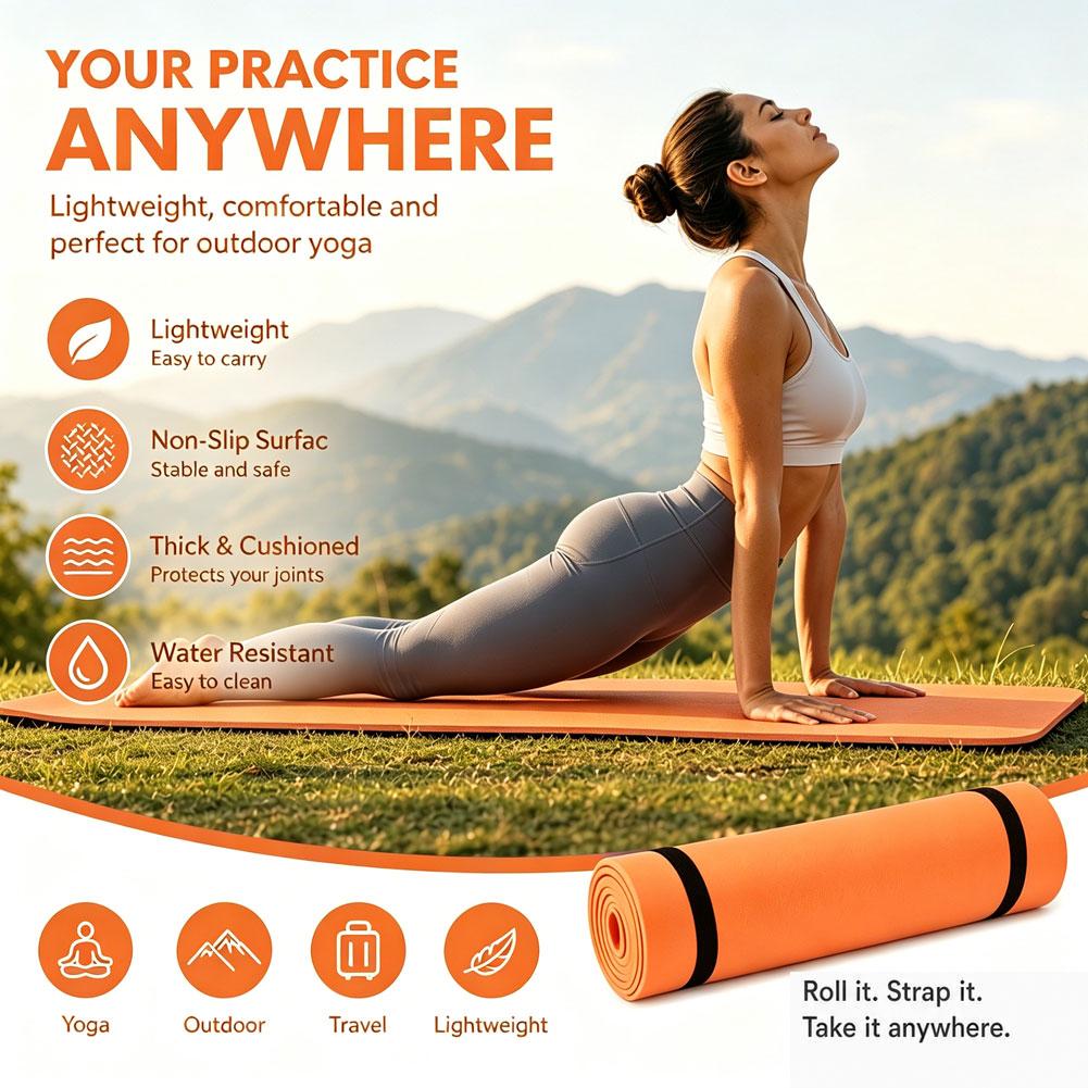 1/2 Stück dicke Yogamatte, rut – Pilates Yoga Mat Thickness Bewertung und Preis