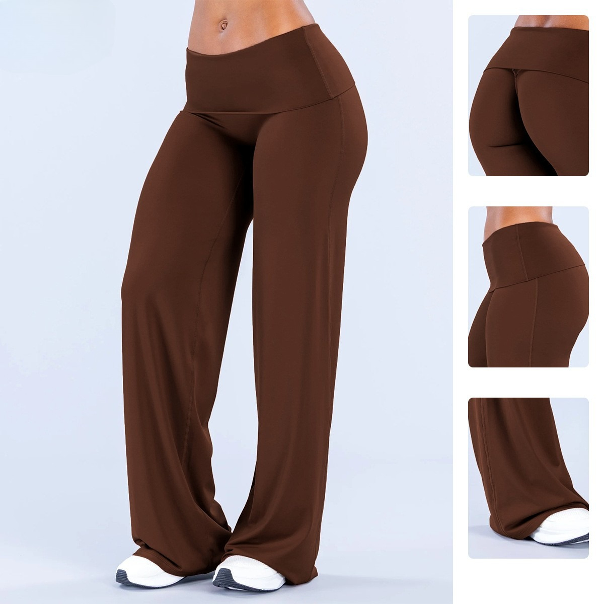 Damen Yoga-Hose mit Faltbund u – Pilates Yoga Legging Bewertung und Preis