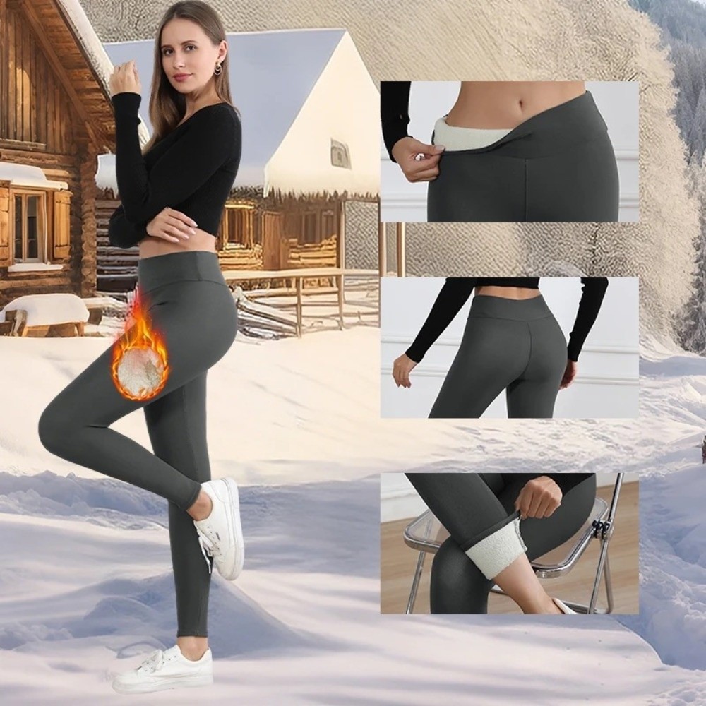 Modische Hochtaillierte Fleece – Pilates Yoga Legging Bewertung und Preis