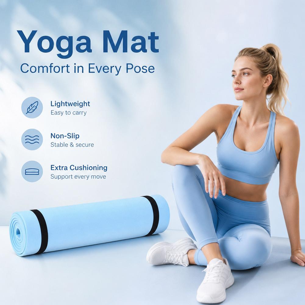 1/2 Stück dicke Yogamatte, rut – Pilates Yoga Mat Thickness Bewertung und Preis