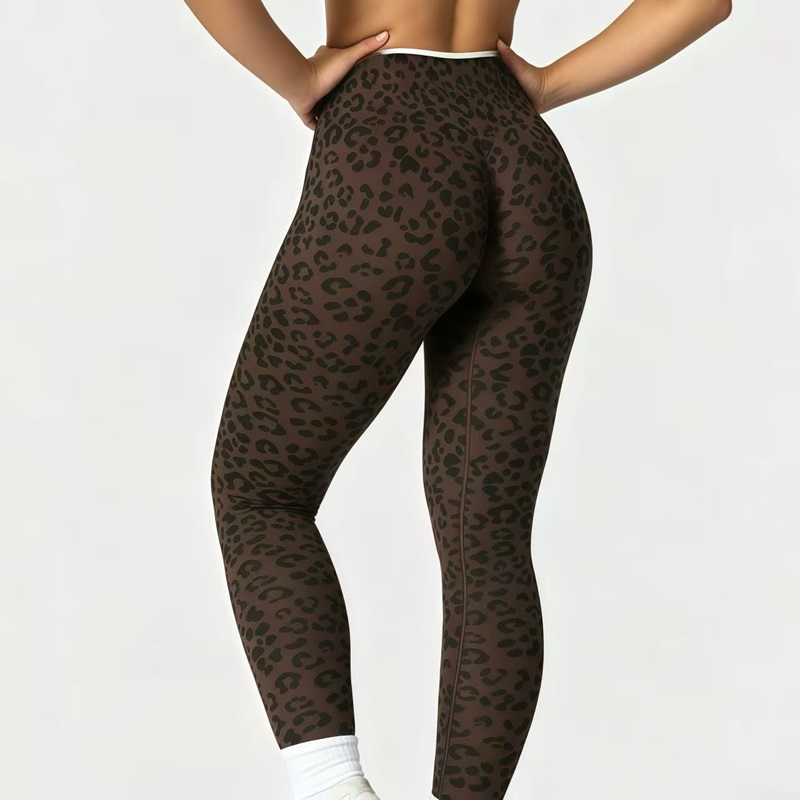 Sport-Leggings mit Leopardenmu – Pilates Yoga Legging Bewertung und Preis